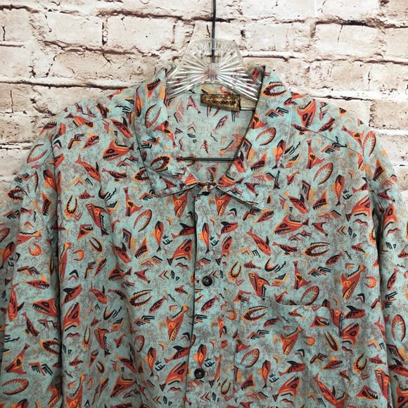 Patagonia Other - Patagonia Air Conditioned Shirt Fish XL Camp